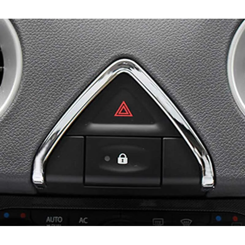 For Renault Koleos 2015 2016 Car Styling Accessories ABS Plastic Chrome Car warning lamp switch button Cover Trim
For Renault Koleos 2015 2016 Car Styling Accessories ABS Plastic Chrome Car warning lamp switch button Cover Trim