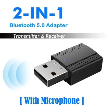 Bluetooth Adapter USB Audio Receiver 5.0 With-Mic Transmitter For Computer TV Laptop Projector MP3 For Bluetooth Headset Speaker
Bluetooth Adapter USB Audio Receiver 5.0 With-Mic Transmitter For Computer TV Laptop Projector MP3 For Bluetooth Headset Speaker
