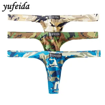 Sexy Mens G-strings Thongs Underwear Underpants Camouflage Boxer Bikini Stretch Low Rise T-back Shorts 3PCS
Sexy Mens G-strings Thongs Underwear Underpants Camouflage Boxer Bikini Stretch Low Rise T-back Shorts 3PCS