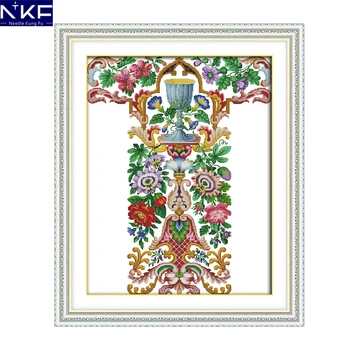 NKF Flowers Pattern Chinese Cross Stitch Sets DIY Kits Handcrafts Art Design Embroidery Needlework Cross Stitch for Home Decor
NKF Flowers Pattern Chinese Cross Stitch Sets DIY Kits Handcrafts Art Design Embroidery Needlework Cross Stitch for Home Decor