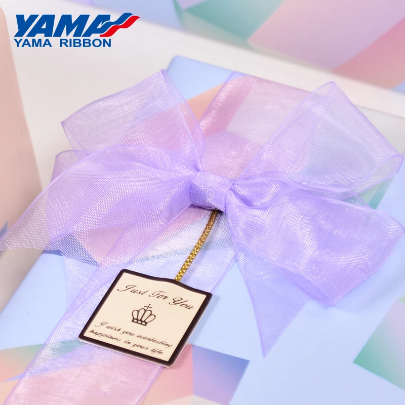 YAMA 3mm 1/8 inch Solid Color Sheer Organza Silk Ribbon for Gifts Packing Wedding DIY Decoration 800yards/ roll
YAMA 3mm 1/8 inch Solid Color Sheer Organza Silk Ribbon for Gifts Packing Wedding DIY Decoration 800yards/ roll