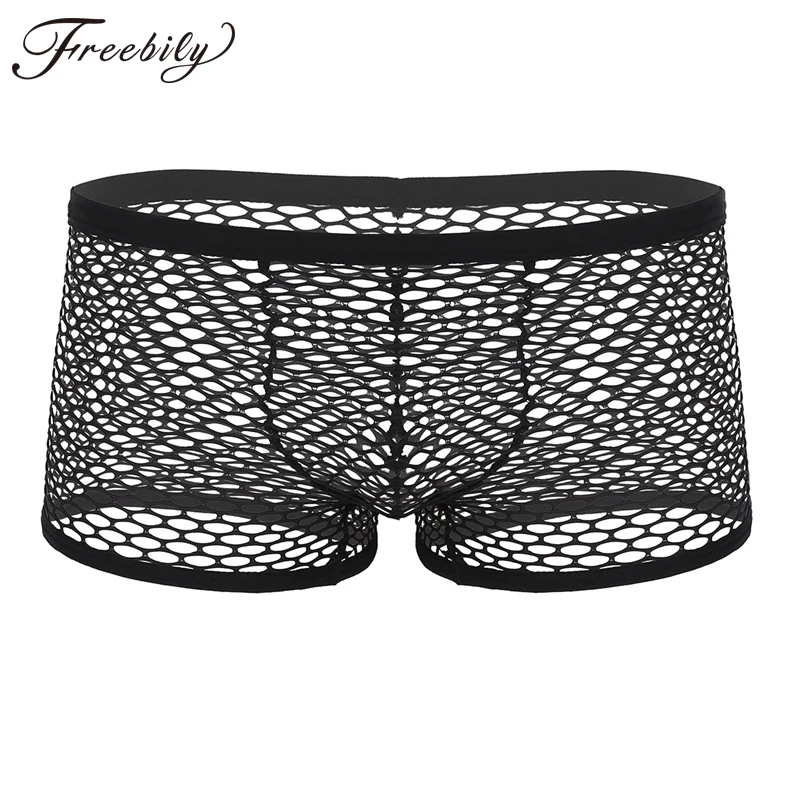 Boxer Mens Underwear Fishnet Lingerie Breathable Mesh See Through Sheer Low Rise Boxer Underwear Comfortable Panties Underpants
Boxer Mens Underwear Fishnet Lingerie Breathable Mesh See Through Sheer Low Rise Boxer Underwear Comfortable Panties Underpants