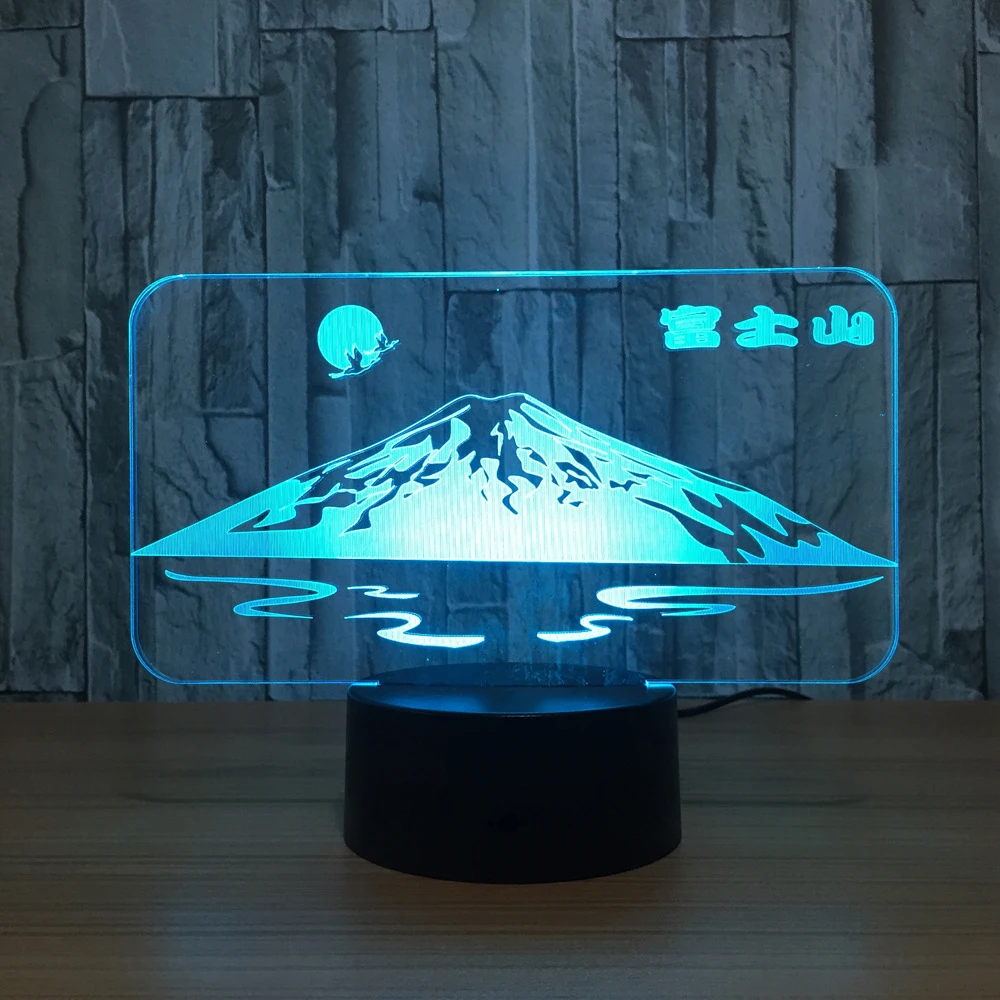 Novelty 3D Led 7 Colors Changing Japan Mount Fuji Night Light Souvenirs Usb Gifts Table Lamp Baby Bedroom Decor Bedside Lighting
Novelty 3D Led 7 Colors Changing Japan Mount Fuji Night Light Souvenirs Usb Gifts Table Lamp Baby Bedroom Decor Bedside Lighting