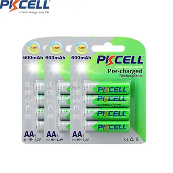 12Pieces NIMH AA 600mAh Battery 1.2V Low Self-discharge LSD Rechargeable For Home TV Remote Control,Children Toys
12Pieces NIMH AA 600mAh Battery 1.2V Low Self-discharge LSD Rechargeable For Home TV Remote Control,Children Toys