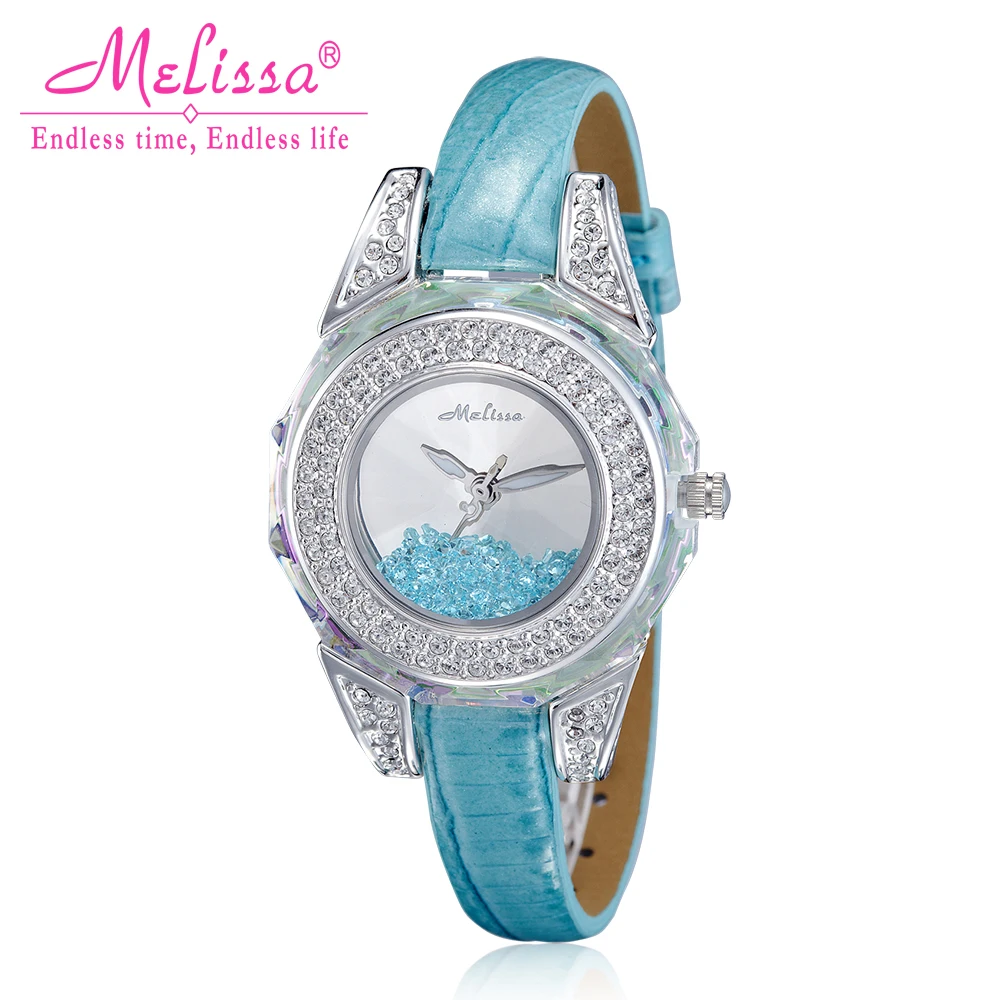 Melissa Lady Women's Watch Japan Quartz Hours Fashion Clock Bracelet Leather Crystal Luxury Rhinestones Girl Birthday Gift
Melissa Lady Women's Watch Japan Quartz Hours Fashion Clock Bracelet Leather Crystal Luxury Rhinestones Girl Birthday Gift
