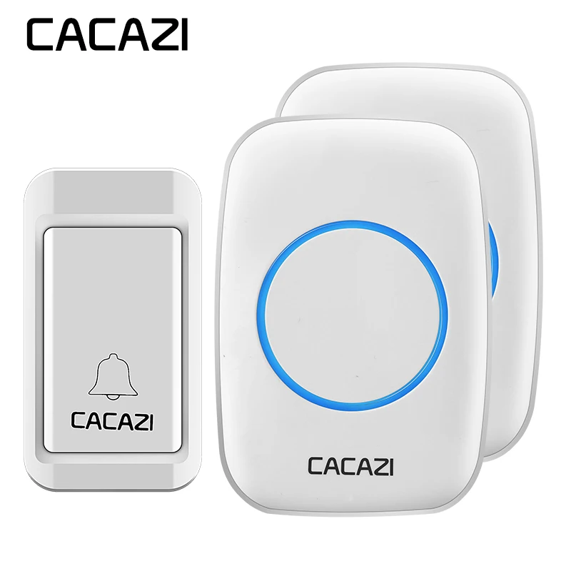CACAZI Self-powered Wireless Doorbell Waterproof No Battery Button US EU UK AU Plug Receivers LED Light Home Cordless Bell
CACAZI Self-powered Wireless Doorbell Waterproof No Battery Button US EU UK AU Plug Receivers LED Light Home Cordless Bell
