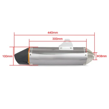 NICECNC 38mm Universal Stainless Steel GP Exhaust Muffler Pipe w/ DB Killer For Honda CRF150F CRF230F 2003-2015 2016 Dirt Bike
NICECNC 38mm Universal Stainless Steel GP Exhaust Muffler Pipe w/ DB Killer For Honda CRF150F CRF230F 2003-2015 2016 Dirt Bike