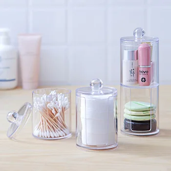 GT Cylinder Clear Acrylic Storage Box 2 in 1 Swab Cotton Storage Case Holder Transparent Removable Organizer Bud Case Tin
GT Cylinder Clear Acrylic Storage Box 2 in 1 Swab Cotton Storage Case Holder Transparent Removable Organizer Bud Case Tin