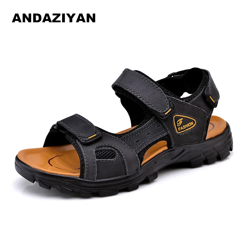 High-end summer sandals men's new wild casual word open toe men's shoes beach shoes
High-end summer sandals men's new wild casual word open toe men's shoes beach shoes