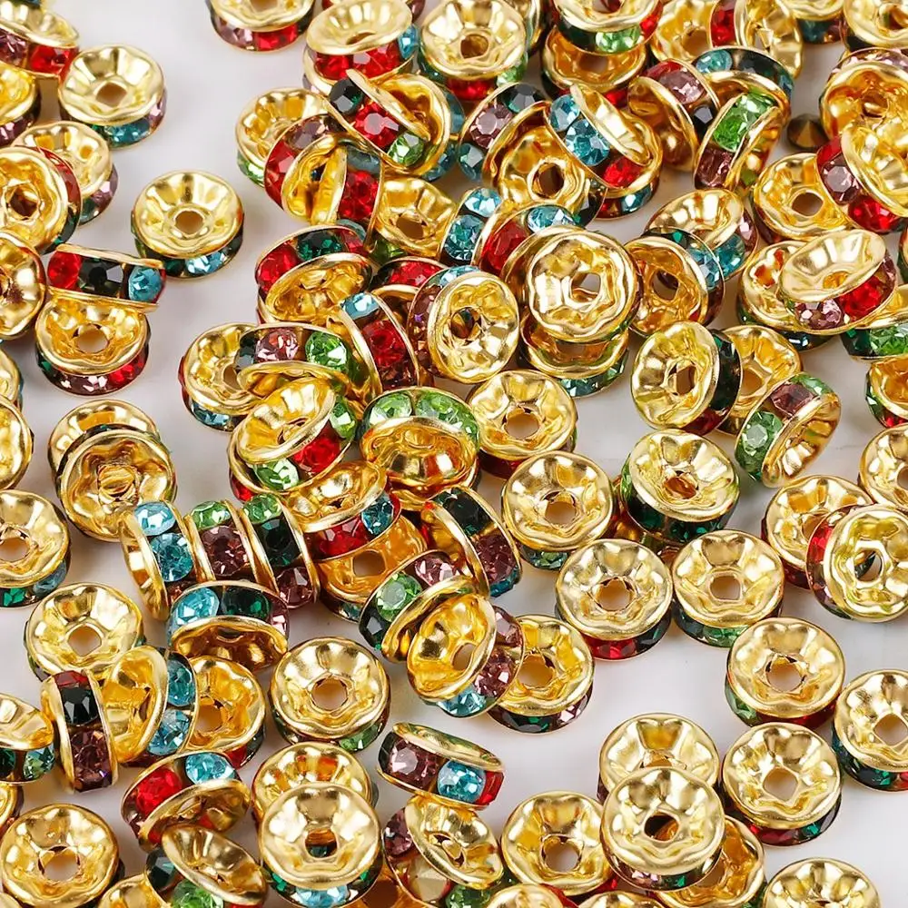 50pcs 6 8mm Hole Rround Spacer Loose Crystal Metal Bead For Jewelry Making Diy Bracelet Necklace Accessories Wholesale Supply
50pcs 6 8mm Hole Rround Spacer Loose Crystal Metal Bead For Jewelry Making Diy Bracelet Necklace Accessories Wholesale Supply