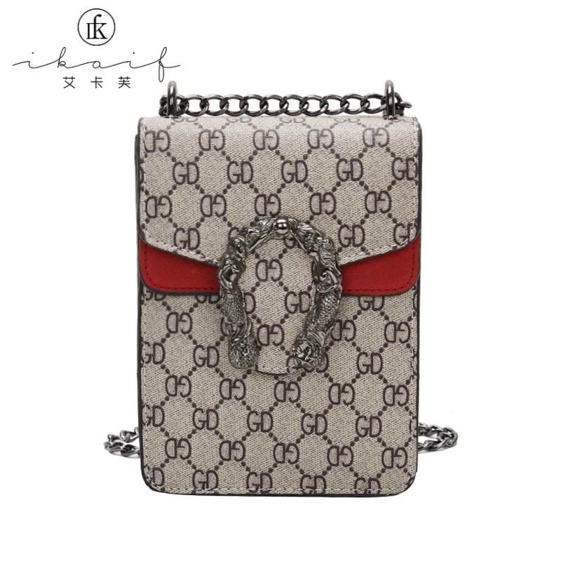 High Quality Luxury Lady Bag 2019 New Retro Wild PU Lock Lady Single Shoulder Bag Fashion Printing Chain Crossbody Handbags
High Quality Luxury Lady Bag 2019 New Retro Wild PU Lock Lady Single Shoulder Bag Fashion Printing Chain Crossbody Handbags
