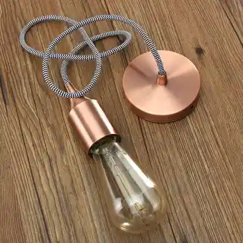 Hot Sale E27/E26 Ceiling Rose Braided Fabric Pendant Lamp Copper Holder Light Hanging Socket Fitting 110V-220V Lamp Bases
Hot Sale E27/E26 Ceiling Rose Braided Fabric Pendant Lamp Copper Holder Light Hanging Socket Fitting 110V-220V Lamp Bases