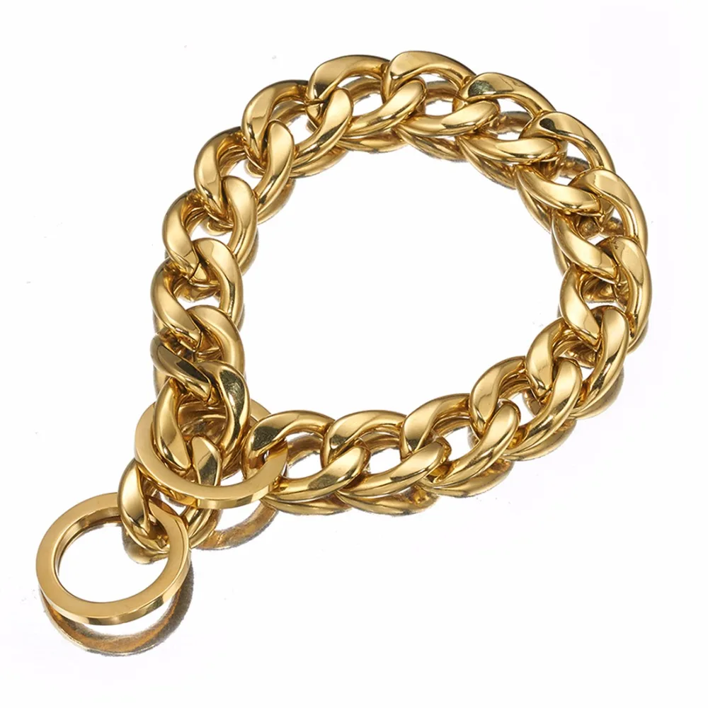 11/13/15/19MM Strong Cut Curb Cuban Link 316L Stainless Steel Gold Tone Dogs Chain Pet Collar Choker Necklace Customized 12-32"
11/13/15/19MM Strong Cut Curb Cuban Link 316L Stainless Steel Gold Tone Dogs Chain Pet Collar Choker Necklace Customized 12-32"