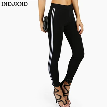 INDJXND Women's Side Stripe High Quality Cotton Legging Pants Women Casual Legging Pant High Waist Fitness Leggings Plump Female
INDJXND Women's Side Stripe High Quality Cotton Legging Pants Women Casual Legging Pant High Waist Fitness Leggings Plump Female