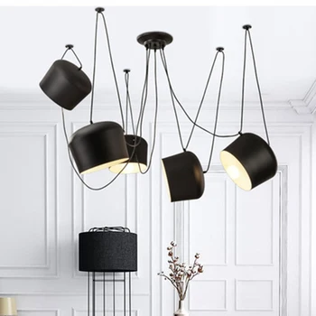 Nordic Black/White Small Drum Led Aluminum Pendant Restaurant Living Room Cafe Bar Suspension Light Fixtures Luminaire Luminaria
Nordic Black/White Small Drum Led Aluminum Pendant Restaurant Living Room Cafe Bar Suspension Light Fixtures Luminaire Luminaria