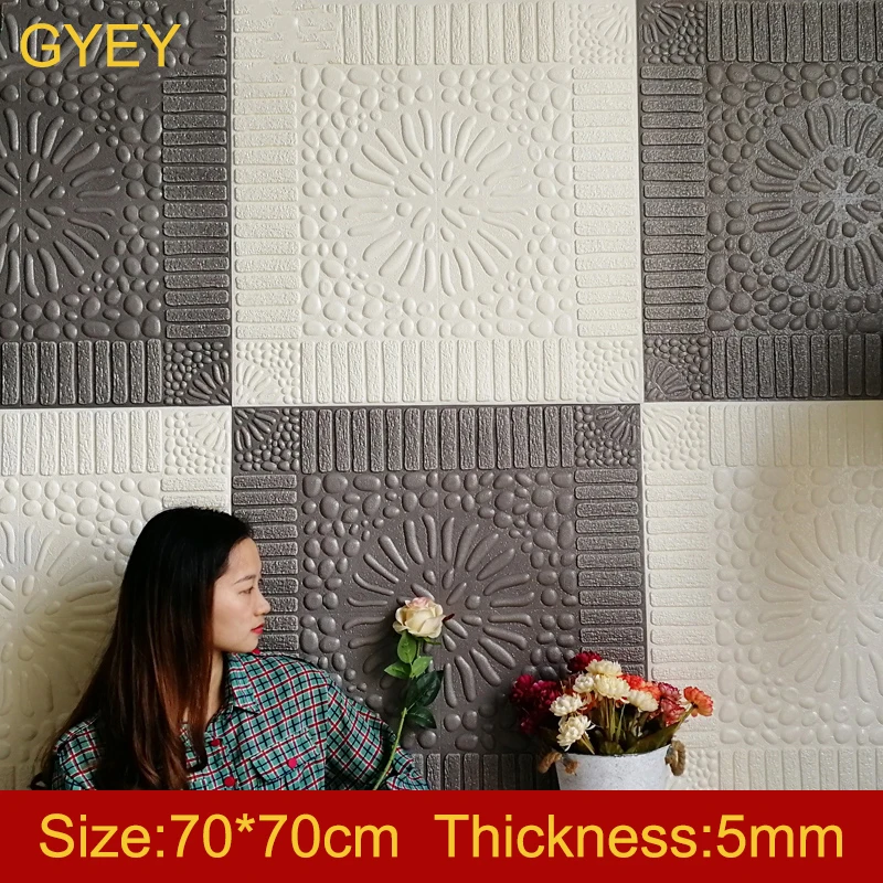 Self Adhesive 3D Brick Wall Stickers Living Waterproof Foam Room Bedroom DIY Adhesive Wallpaper Art 70*70*0.5cm home Wall Decals
Self Adhesive 3D Brick Wall Stickers Living Waterproof Foam Room Bedroom DIY Adhesive Wallpaper Art 70*70*0.5cm home Wall Decals