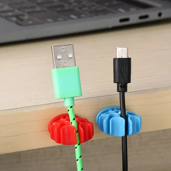 2Pcs Universal Silicon Charger Holder Clips Cable Winder Earphone Cable Organizer Wire Storage Silicone Line Cord Fixer 5 Slot
2Pcs Universal Silicon Charger Holder Clips Cable Winder Earphone Cable Organizer Wire Storage Silicone Line Cord Fixer 5 Slot