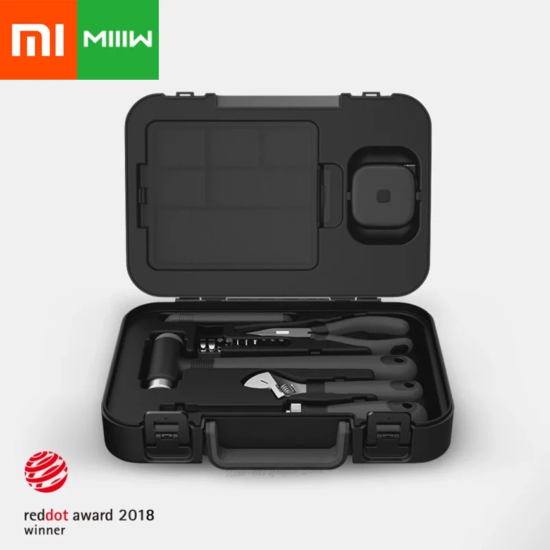 New Xiaomi Mijia MIIIW Tool Storage Box Tape Measure Screwdriver Wrench Nose Pliers Hammer Home Maintenance Toolbox
New Xiaomi Mijia MIIIW Tool Storage Box Tape Measure Screwdriver Wrench Nose Pliers Hammer Home Maintenance Toolbox