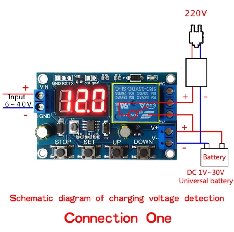 18650 Lithium Battery Charger Board with Over Charge Discharge Protection 6-40V Integrated Circuits
18650 Lithium Battery Charger Board with Over Charge Discharge Protection 6-40V Integrated Circuits