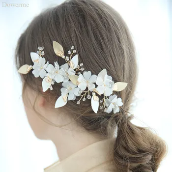Charming Fabric Flower Bridal Hair Comb Clip Pearls Women Hair Jewelry Accessories Handmade Wedding Headpiece
Charming Fabric Flower Bridal Hair Comb Clip Pearls Women Hair Jewelry Accessories Handmade Wedding Headpiece