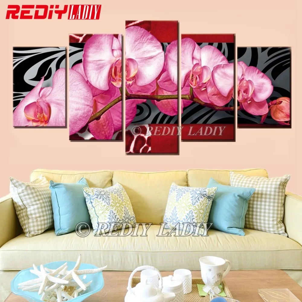DIY Diamond Painting Cross Stitch Triptych 5D Diamond Mosaic Flowers 5 Panels Modular Picture Wall Arts Rhinestones Embroidery
DIY Diamond Painting Cross Stitch Triptych 5D Diamond Mosaic Flowers 5 Panels Modular Picture Wall Arts Rhinestones Embroidery