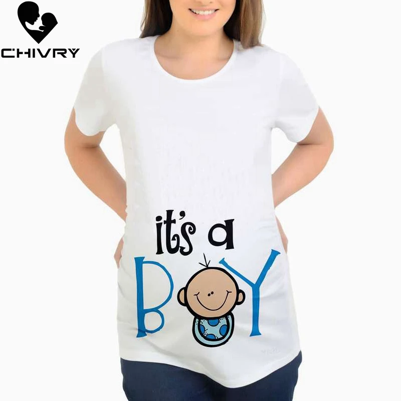 Chivry Maternity T Shirt Women Summer Casual Cartoon Baby Print Short Sleeve Pregnancy Mama Shirts Breastfeeding Pregnant Tops
Chivry Maternity T Shirt Women Summer Casual Cartoon Baby Print Short Sleeve Pregnancy Mama Shirts Breastfeeding Pregnant Tops