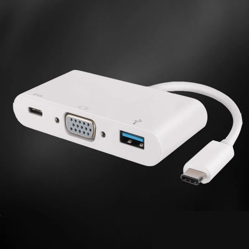 HDmatters Type C USB-C to VGA converter adapter cable for New apple macbook and macbook pro
HDmatters Type C USB-C to VGA converter adapter cable for New apple macbook and macbook pro