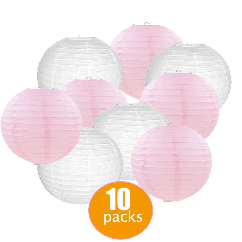 10 Pcs Per Set White and Light Pink Chinese Paper Lantern lampion de mariage Wedding boule papier Party Diy Hanging Decor Favor
10 Pcs Per Set White and Light Pink Chinese Paper Lantern lampion de mariage Wedding boule papier Party Diy Hanging Decor Favor