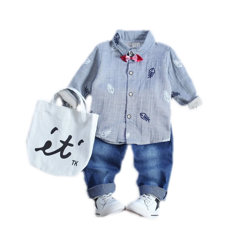 Фото Детская одежда новые детские комплекты из двух предметов с длинными рукавами и