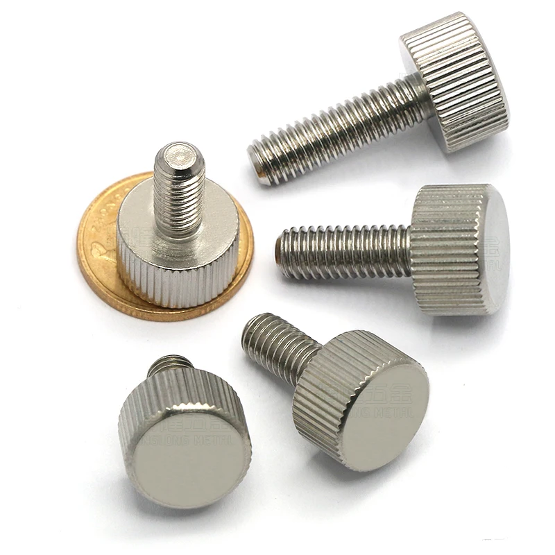 10pcs Stainless Steel Screw M2/M3/M4/M6 Knurled Manual Screws Bolts Adjust bolt GB835
10pcs Stainless Steel Screw M2/M3/M4/M6 Knurled Manual Screws Bolts Adjust bolt GB835