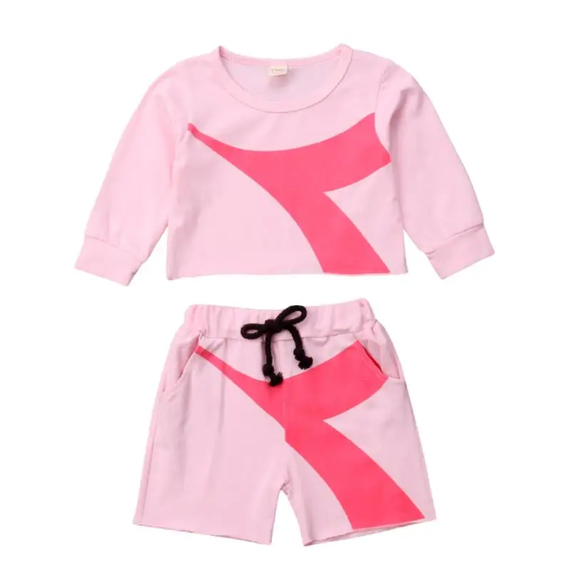Toddler Kids Baby Girls Clothes Sets Tops Long Sleeve Shorts Cotton Casual Outfits Set Casual Tracksuit Clothing Girl 1-5T
Toddler Kids Baby Girls Clothes Sets Tops Long Sleeve Shorts Cotton Casual Outfits Set Casual Tracksuit Clothing Girl 1-5T