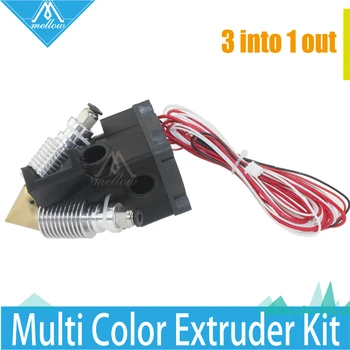3D Printer Diamond Hotend Brass Multi Color Nozzle 3 IN 1 OUT 0.4mm For 1.75mm Upgrading Ultimaker Original Extruder kit
3D Printer Diamond Hotend Brass Multi Color Nozzle 3 IN 1 OUT 0.4mm For 1.75mm Upgrading Ultimaker Original Extruder kit