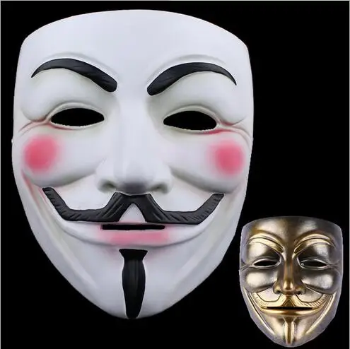 2017 Cosplay Face Mask V For Vendetta Mask Anonymous Mascara Movie Masks Party Masquerade Fancy Costume Halloween Christmas Gift
2017 Cosplay Face Mask V For Vendetta Mask Anonymous Mascara Movie Masks Party Masquerade Fancy Costume Halloween Christmas Gift