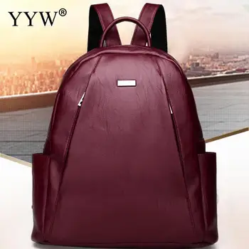 Fashion Leisure Women Vintage Backpacks Women'S Pu Leather Backpacks Female School Bags For Teenage Girls Travel Back Pack
Fashion Leisure Women Vintage Backpacks Women'S Pu Leather Backpacks Female School Bags For Teenage Girls Travel Back Pack