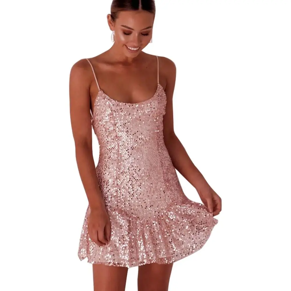 Sexy Spaghetti Strap Champagne Sequins Mini Homecoming Dresses Backless Short Cocktail Graduation Dress Party Formal Dress 2019 
Sexy Spaghetti Strap Champagne Sequins Mini Homecoming Dresses Backless Short Cocktail Graduation Dress Party Formal Dress 2019