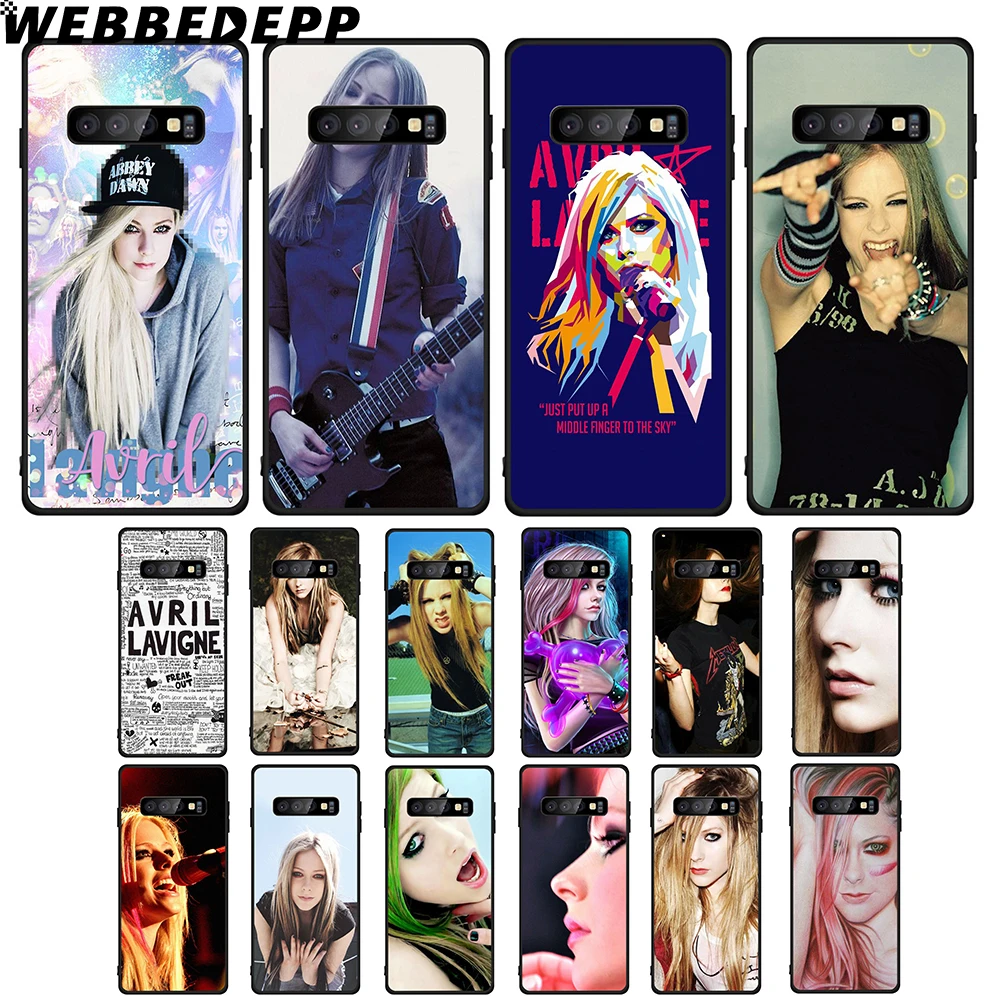 WEBBEDEPP Аврил Лавин мягкий чехол из ТПУ для Samsung Galaxy Note8 9 A10 A20 A40 A50 A60 A70 M10 M20 M30 |