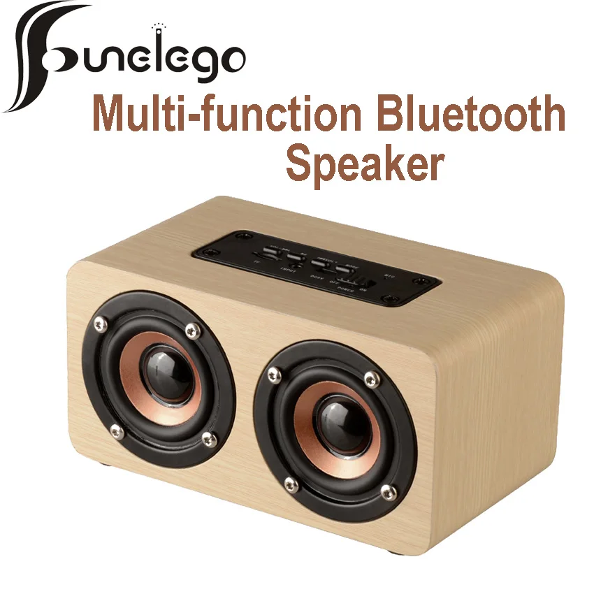 Funelego Wooden Wireless HiFi Shock Bass Portable Subwoofer Stero Bluetooth Speaker Desktop caixa de som for iPhone Android
Funelego Wooden Wireless HiFi Shock Bass Portable Subwoofer Stero Bluetooth Speaker Desktop caixa de som for iPhone Android