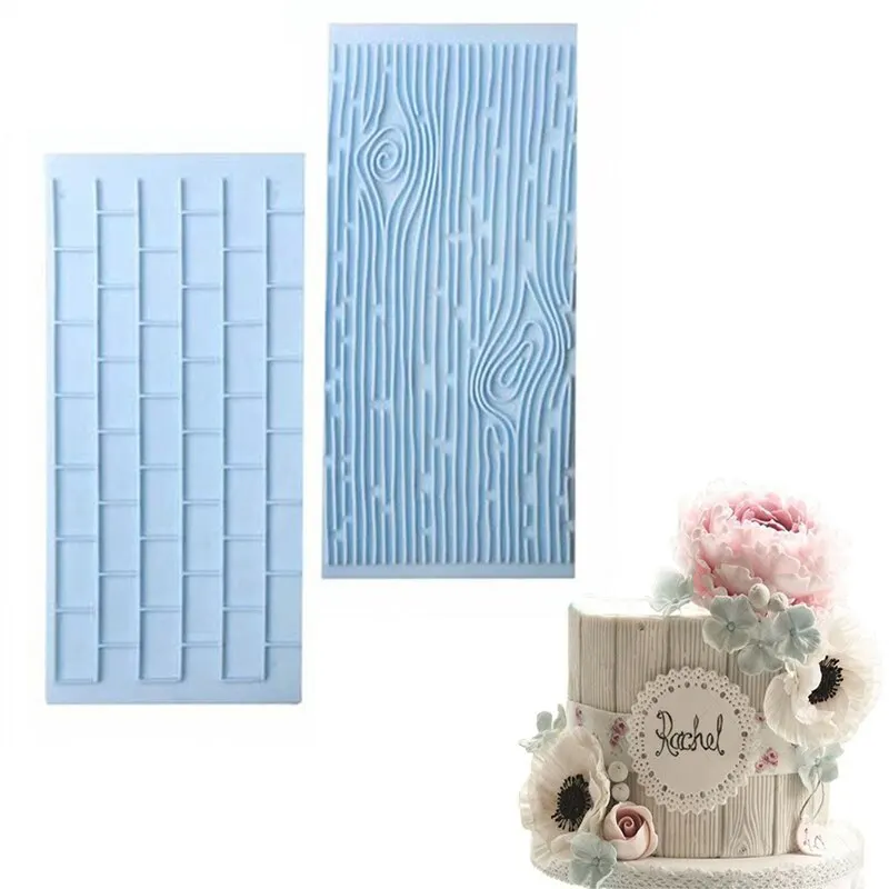 1pc Blue Bark Brick Wall Pattern Baking Fondant Mold DIY Cake Decoration Tool Silicone Tree Bark + Brick Wall Cake Mold
1pc Blue Bark Brick Wall Pattern Baking Fondant Mold DIY Cake Decoration Tool Silicone Tree Bark + Brick Wall Cake Mold