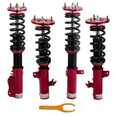 Комплект регулируемой подвески Coilover для Toyota Camry 1992-2001, пружины, амортизаторы, 4 шт.
Комплект регулируемой подвески Coilover для Toyota Camry 1992-2001, пружины, амортизаторы, 4 шт.