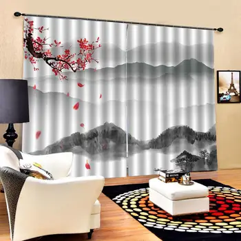 3D Window Curtain Foggy forest Luxury Blackout Living Room office mountain curtains Blackout curtain 
3D Window Curtain Foggy forest Luxury Blackout Living Room office mountain curtains Blackout curtain