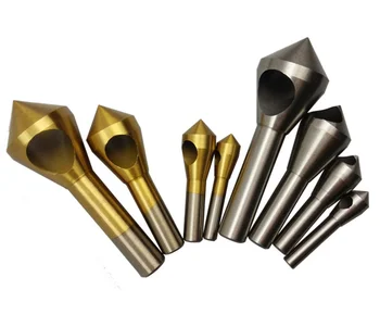 4pcs Titanium Coated Countersink & Deburring Drill Bits 2-5mm 5-10mm 10-15mm 15-20mm Tool Set Expanding Step Chamfer Chamfering
4pcs Titanium Coated Countersink & Deburring Drill Bits 2-5mm 5-10mm 10-15mm 15-20mm Tool Set Expanding Step Chamfer Chamfering