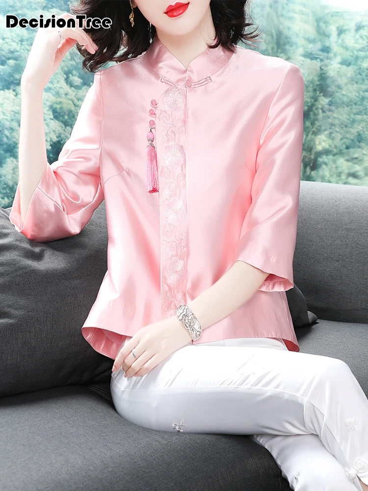 2019 traditional chinese top half sleeve floral cheongsam top qipao shirt chinese blouse for woman
2019 traditional chinese top half sleeve floral cheongsam top qipao shirt chinese blouse for woman