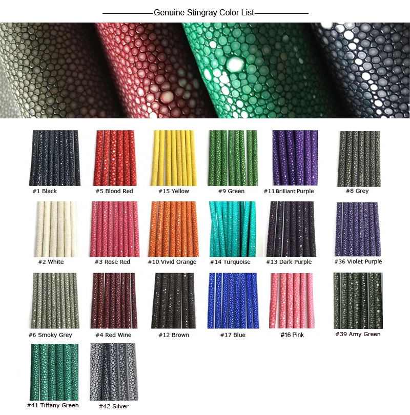 genuine stingray color chart
