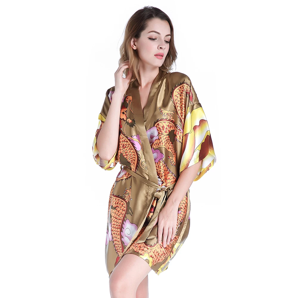 New Green Chinese Women Satin Robe Gown Sexy Short Kimono Bathrobe Novelty Bride Bridesmaid Wedding Robes Casual Sleepwear
New Green Chinese Women Satin Robe Gown Sexy Short Kimono Bathrobe Novelty Bride Bridesmaid Wedding Robes Casual Sleepwear