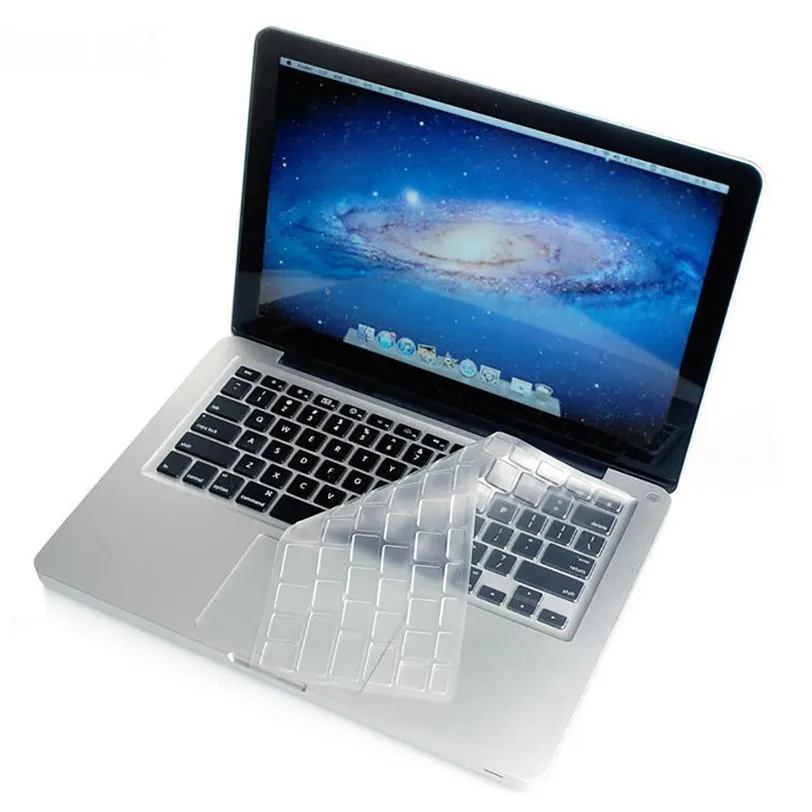 Прозрачный силиконовый чехол для клавиатуры Teclado pele MacBook старого Macbook Pro 13 15 17 Jul24