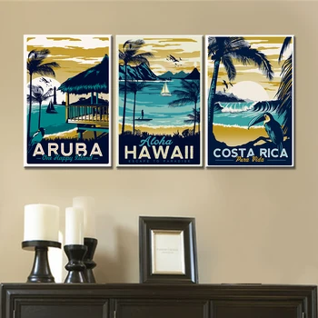 3 Pieces Wall Art Canvas Paintings Hawaii Aruba Costa Rica Impressionist Style Prints for Living Room Home Decor Frameless
3 Pieces Wall Art Canvas Paintings Hawaii Aruba Costa Rica Impressionist Style Prints for Living Room Home Decor Frameless