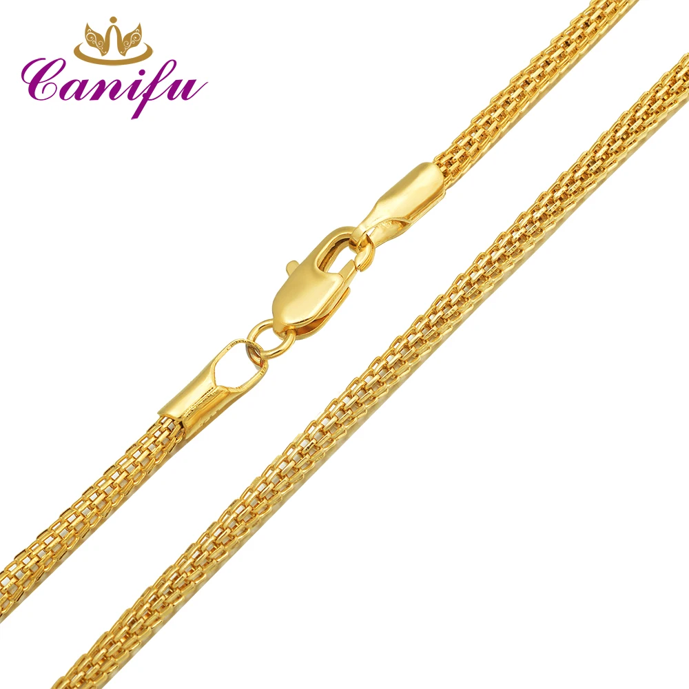 Canifu New arrival 450mm 3mm Gold Color necklace Hollow Round Chains for pendants great gifts for women 34611
Canifu New arrival 450mm 3mm Gold Color necklace Hollow Round Chains for pendants great gifts for women 34611