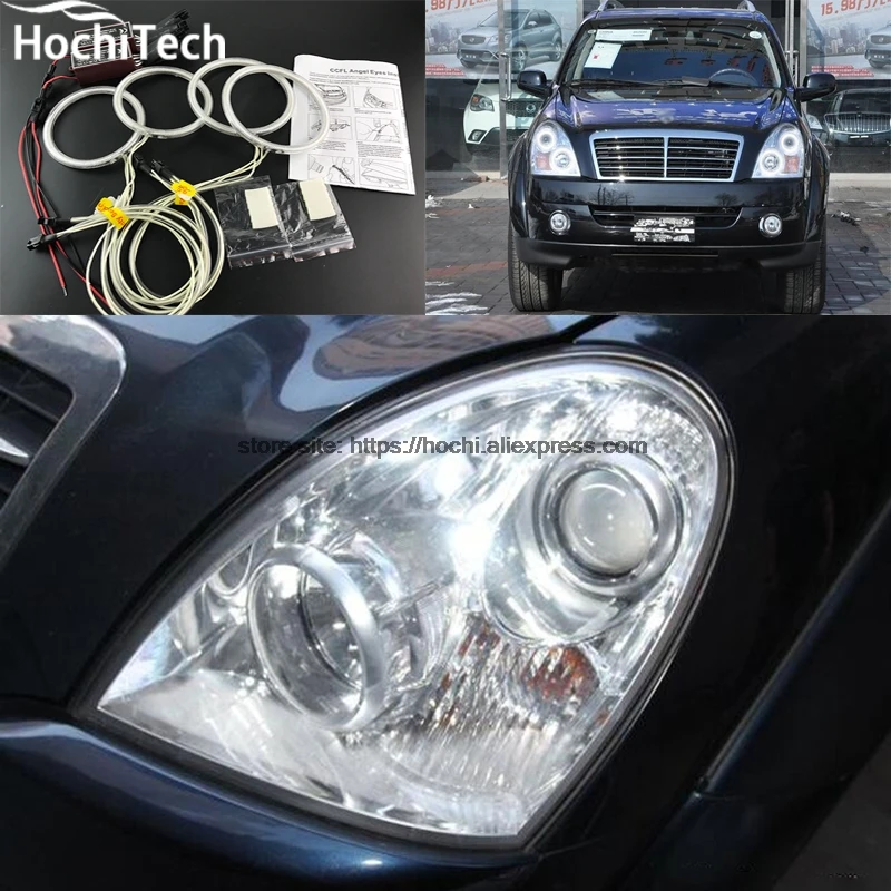 HochiTech отличный комплект CCFL глаза ангела Ультра яркое освещение для Ssangyong Rexton 2006 до