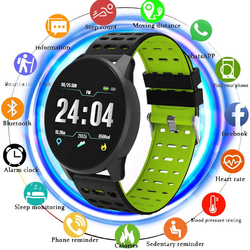 LIGE New Smart Bracelet IP67 Waterproof Bluetooth Sport Watch men Activity fitness Tracker LED Color Screen Smart Wristband
LIGE New Smart Bracelet IP67 Waterproof Bluetooth Sport Watch men Activity fitness Tracker LED Color Screen Smart Wristband