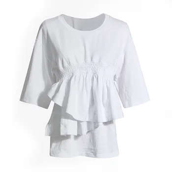 Tumblr Direct Selling Cotton Unicorn Europe And America 2019 Summer New Personality Waist Irregular Ruffle Short Sleeve T-shirt
Tumblr Direct Selling Cotton Unicorn Europe And America 2019 Summer New Personality Waist Irregular Ruffle Short Sleeve T-shirt